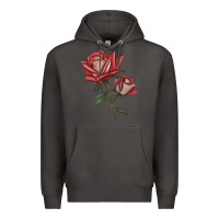 Smoke love rose grandiflora rose Premium Hoodie - LillyAllenDesigns