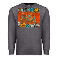Charcoal Heather minding my own small business Premium Sweatshirt - HRA Design Shop