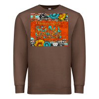 Chestnut minding my own small business Premium Sweatshirt - HRA Design Shop