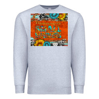 Heather Grey minding my own small business Premium Sweatshirt - HRA Design Shop