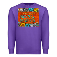 Purple minding my own small business Premium Sweatshirt - HRA Design Shop