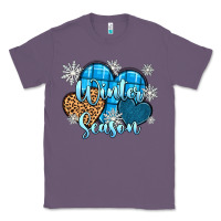 Lavender snow hearts winter season Classic Tee - Zillion Design Studio