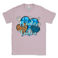 Lilac snow hearts winter season Classic Tee - Zillion Design Studio