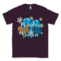 Plum snow hearts winter season Classic Tee - Zillion Design Studio