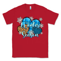 Red snow hearts winter season Classic Tee - Zillion Design Studio