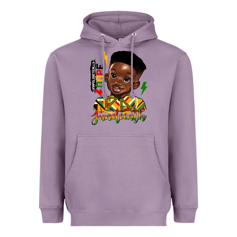 Juneteenth Black Boy Heavyweight Hoodie by HRA Design Shop | Teevron