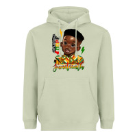 Matcha juneteenth black boy Heavyweight Hoodie - HRA Design Shop