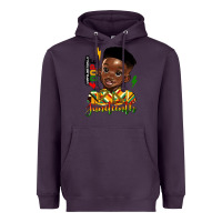 Plum juneteenth black boy Heavyweight Hoodie - HRA Design Shop