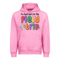 Fuchsia Pink i'm just here for the field trip Urban Hoodie - MaliasSmallBusiness