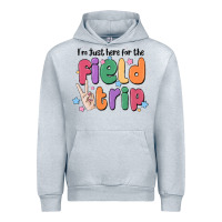 Heather Grey i'm just here for the field trip Urban Hoodie - MaliasSmallBusiness