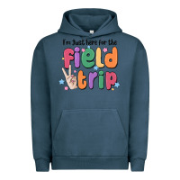 Pigment Midnight Navy i'm just here for the field trip Urban Hoodie - MaliasSmallBusiness