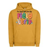 Pigment Peanut Butter i'm just here for the field trip Urban Hoodie - MaliasSmallBusiness