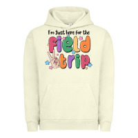 Pigment Pistachio i'm just here for the field trip Urban Hoodie - MaliasSmallBusiness