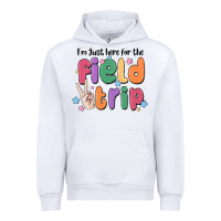 White i'm just here for the field trip Urban Hoodie - MaliasSmallBusiness