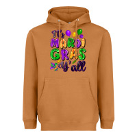 Meerkat it's mardi gras y'all Heavyweight Hoodie - FaDigitalArtStudio