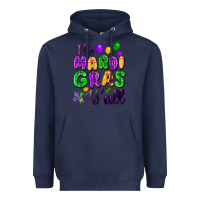 Navy it's mardi gras y'all Heavyweight Hoodie - FaDigitalArtStudio
