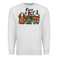 Oatmeal Heather cinco de mayo mexican flag gnomes Premium Sweatshirt - RacoonDesign