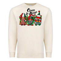 Sandshell cinco de mayo mexican flag gnomes Premium Sweatshirt - RacoonDesign