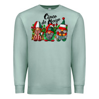 Seafoam cinco de mayo mexican flag gnomes Premium Sweatshirt - RacoonDesign