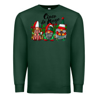 Sports Green cinco de mayo mexican flag gnomes Premium Sweatshirt - RacoonDesign