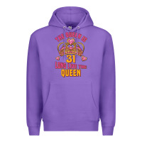Purple the queen is 31 long live the queen kopya Premium Hoodie - Jasminsmagicworld