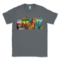 Charcoal Heather western rodeo coffee cup Classic Tee - texasbilliewilder
