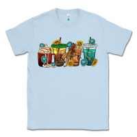 Dusty Blue western rodeo coffee cup Classic Tee - texasbilliewilder