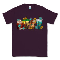 Plum western rodeo coffee cup Classic Tee - texasbilliewilder