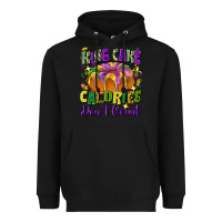 Black king cake calories don't count Heavyweight Hoodie - FaDigitalArtStudio