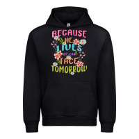 Black because he lives face tomorrow Urban Hoodie - MaliasSmallBusiness