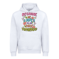 White because he lives face tomorrow Urban Hoodie - MaliasSmallBusiness
