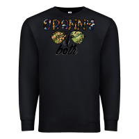 Black granny of both Premium Sweatshirt - CowhideDigitalArt