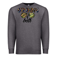 Charcoal Heather granny of both Premium Sweatshirt - CowhideDigitalArt
