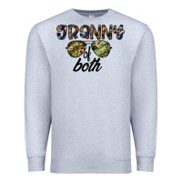Heather Grey granny of both Premium Sweatshirt - CowhideDigitalArt