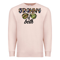 Pale Pink granny of both Premium Sweatshirt - CowhideDigitalArt