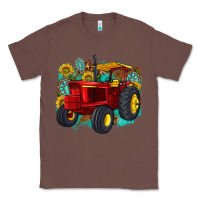 Chestnut western tractor Classic Tee - texasbilliewilder