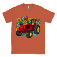 Copper western tractor Classic Tee - texasbilliewilder