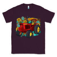 Plum western tractor Classic Tee - texasbilliewilder