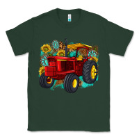Sports Green western tractor Classic Tee - texasbilliewilder