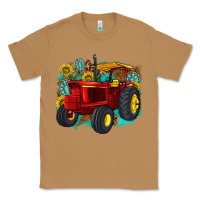 Toasted Coconut western tractor Classic Tee - texasbilliewilder