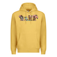 Antique Gold Western Floral Mama Premium Hoodie - LillyAllenDesigns