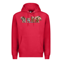 Cardinal Western Floral Mama Premium Hoodie - LillyAllenDesigns
