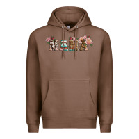 Chestnut Western Floral Mama Premium Hoodie - LillyAllenDesigns