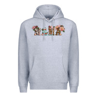 Heather Grey Western Floral Mama Premium Hoodie - LillyAllenDesigns