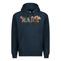 Navy Western Floral Mama Premium Hoodie - LillyAllenDesigns