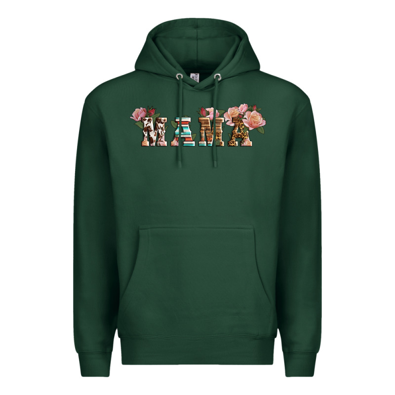 Western Floral Mama Premium Hoodie by LillyAllenDesigns | Teevron