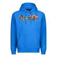 True Royal Western Floral Mama Premium Hoodie - LillyAllenDesigns