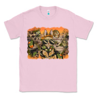 Bubblegum Pink camouflage bunny background Classic Tee - BarkalooDesign