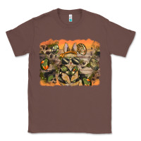 Chestnut camouflage bunny background Classic Tee - BarkalooDesign