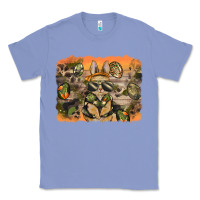 Colony Blue camouflage bunny background Classic Tee - BarkalooDesign